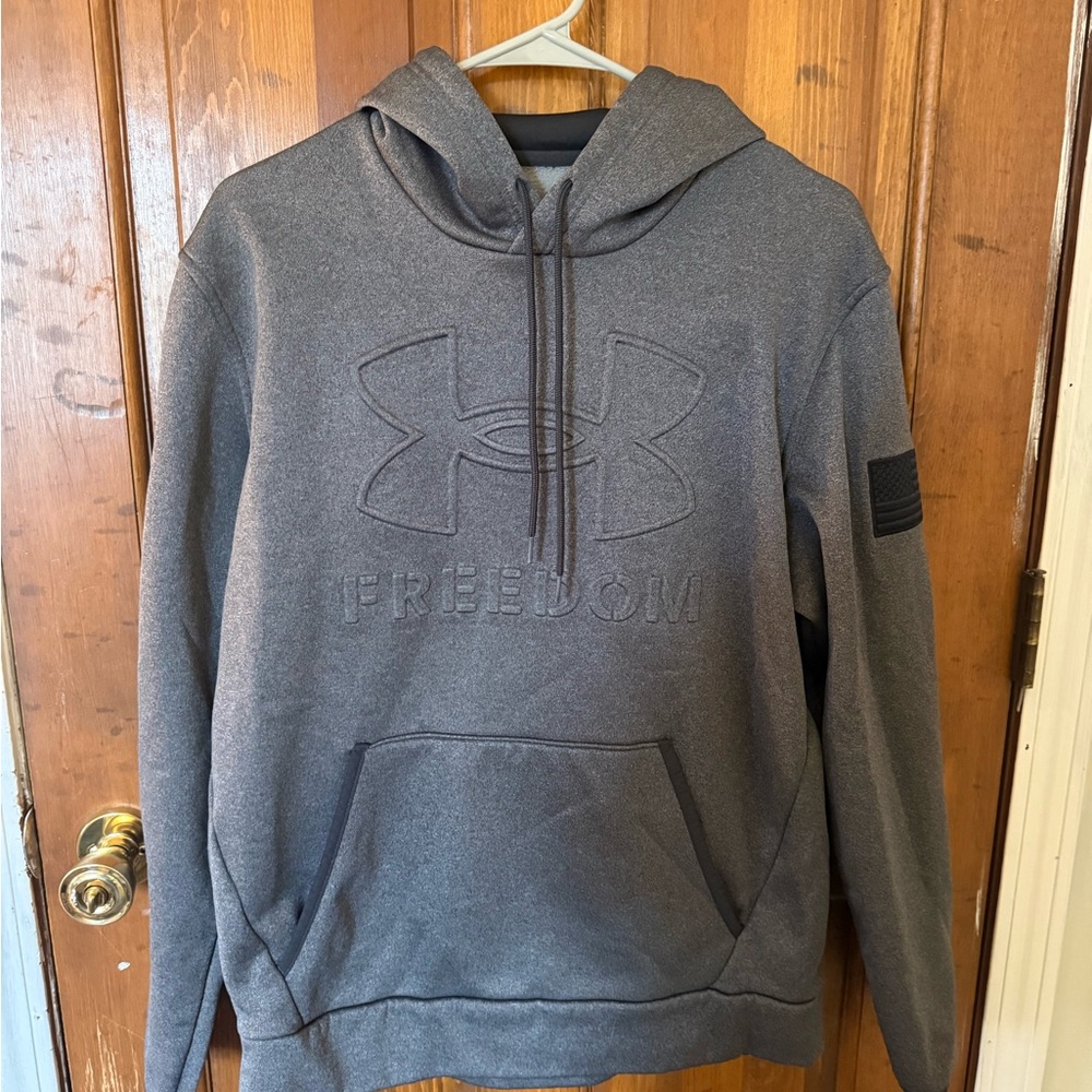 Under Armour Men's Charcoal and White Hoodie. 2 for $30.